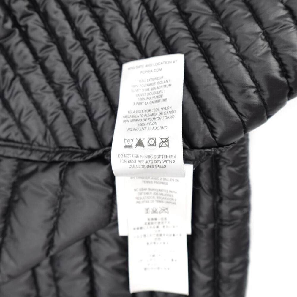 Patagonia Puffer Jacket Womens Small Black Hooded Full Zip Down Insulated - Picture 16 of 16